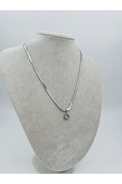 Bozhi Necklace Steel Silver Everyday Elegance
