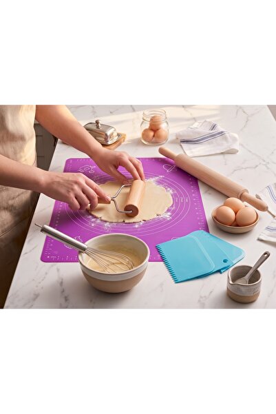 RED KİTCHEN Pratik Hamur Şekillendirme ve Pasta Hazırlama Seti (5 Parça Professional)