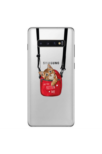 Other Samsung S10 Plus Kitten Me Transparent Silicone TPU Θήκη