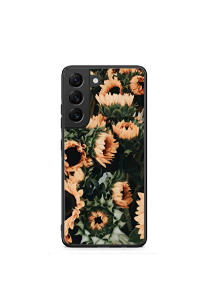 Other Samsung S22 Plus Sunflowers Black Glossy Θήκη