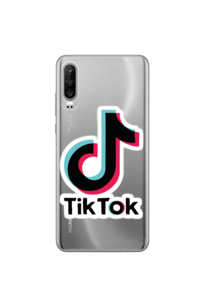 Other Huawei P30 Tik Tok Transparent Silicone TPU Θήκη