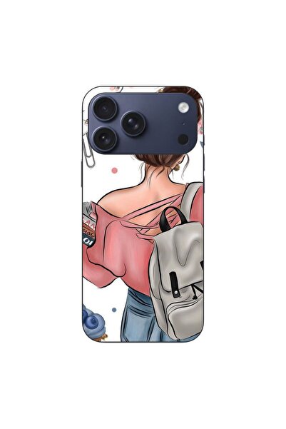 OEM Husa compatibila cu Apple iPhone 17 Pro Max Silicon Gel Tpu Model Girl Fa...