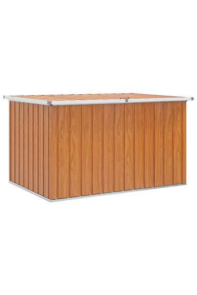 vidaxl Outdoor storage box Galvanized steel