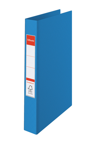 Esselte Caiet mecanic A4 2 inele 25mm/42mm Albastru Standard