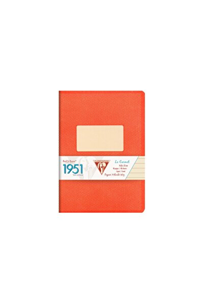 Clairefontaine Caiet capsat A5+ (14,8 x 21 cm), 48 de pagini, 1951 roșu