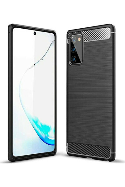 Other Ancus Carbon Series Πίσω Κάλυμμα Σιλικόνης Μαύρο (Galaxy Note 20) Κωδικ...
