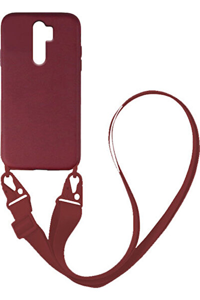 Other Sonique Carryhang Υγρή Θήκη Πλάτης Σιλικόνης 0.5mm με Λουράκι Μπορντό (...