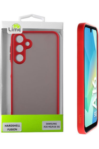Lime&co Lime Πίσω Κάλυμμα Πλαστικό / Σιλικόνη Κόκκινο (Galaxy A16)