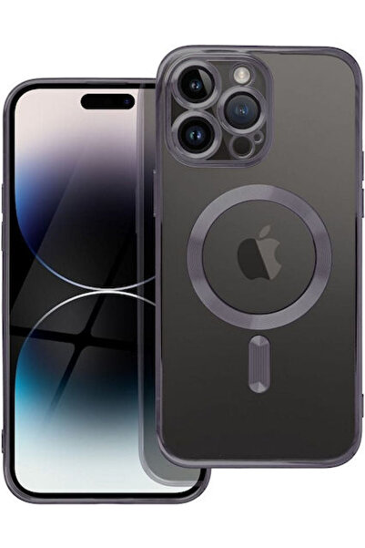 OEM Electro Mag Πίσω Κάλυμμα Σιλικόνης Μαύρο (iPhone 16 Plus)