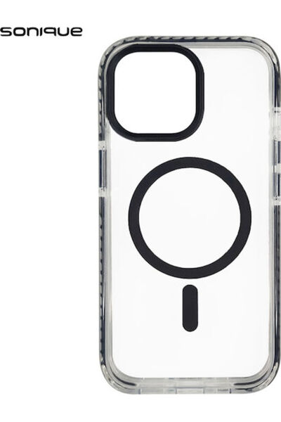 Other Σονίκ Μαγνητική Πίσω Θήκη Σιλικόνης Μαύρη (iPhone 15 Pro Max)