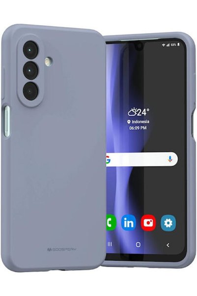 Mercury Θήκη Πλάτης Σιλικόνης Λιλά (Samsung A26)