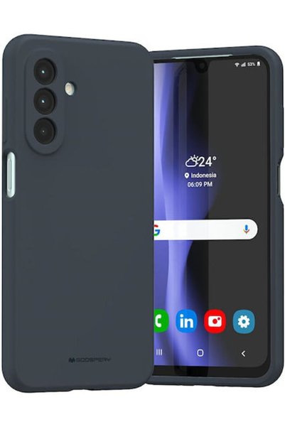 Mercury Θήκη Πλάτης Σιλικόνης Ναυτικό Μπλε (Samsung A26)