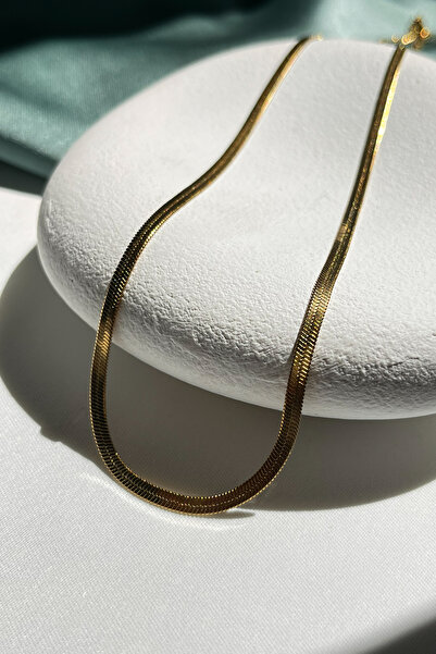 Berilya Aksesuar Steel Italian Chain Necklace