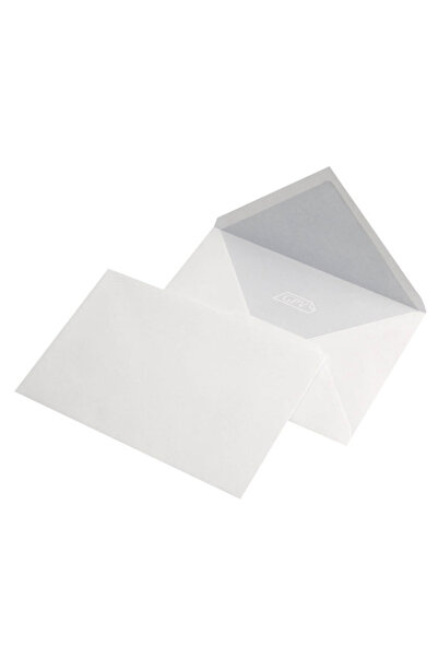 GPV Plic C6 gumat, 70g, 114x162mm, alb, clapetă în V, 25 buc/pachet