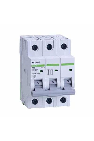 Chorus Disjunctor, tripolar, curba C, 16A, Noark, gri / 102169