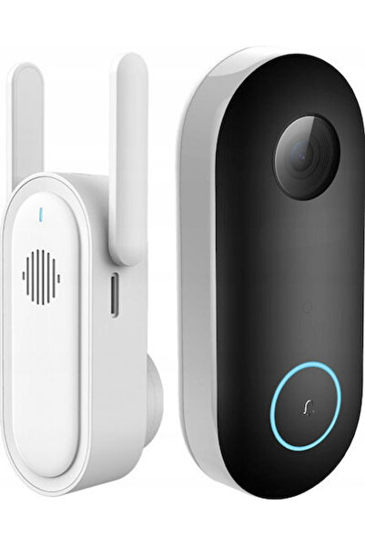 Imilab Ασύρματο κουδούνι πόρτας Wi-Fi συμβατό με Alexa και Google Home, Λευκό