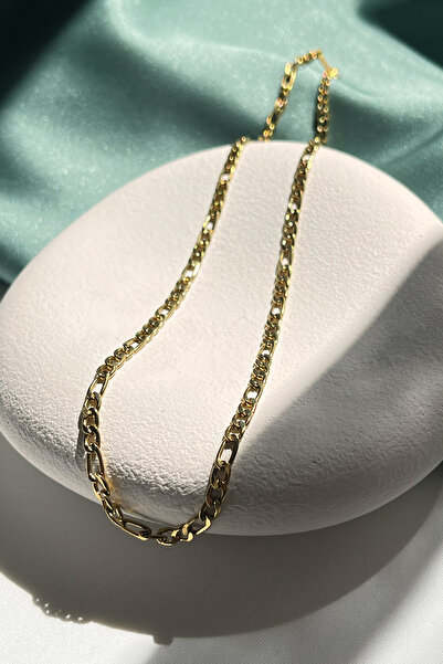 Berilya Aksesuar Steel Figaro Chain Necklace