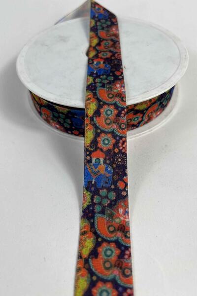 Hobigram Folk Mysteria Art Ethnic Patterned Velvet Decorative Ribbon – Premiu...