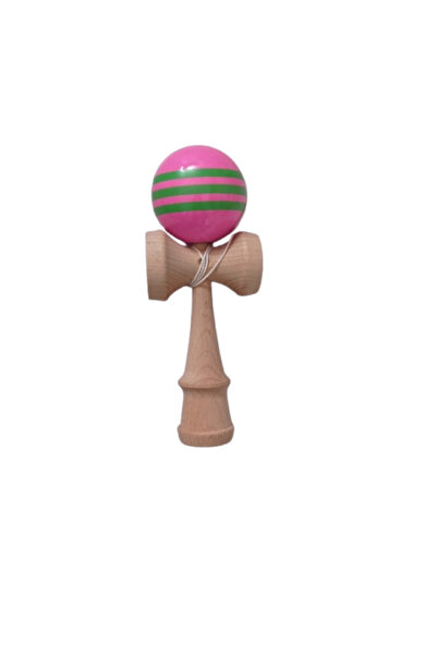 OEM Set 1 + 1 Jucărie Kendama din Lemn pentru Copii și Adulți, Minge cu Șnur,...