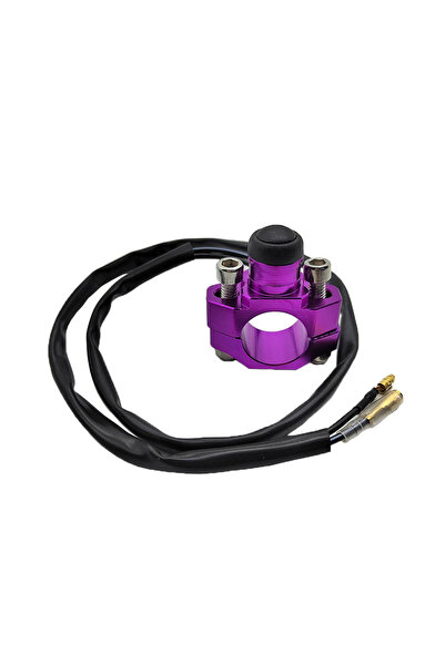 Choice زر تشغيل/إيقاف عالمي للدراجات النارية من PURPLE CNC مع مشبك دوار لـ KT...