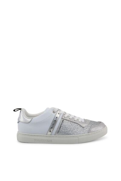 Trussardi Γυναικεία Sneakers Λευκά-ασημί 79A00253 M020 - 37
