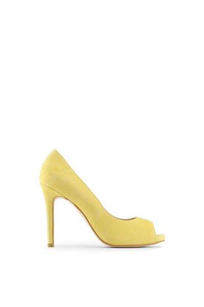 Made in Italia Erminia Suede Γόβες με Τακούνι Στιλέτο Κίτρινες (40)
