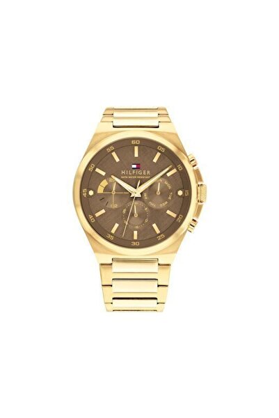 Tommy Hilfiger Horloge Ρολόι Μπαταρίας με Χρυσό Μεταλλικό Μπρασελέ 1792090