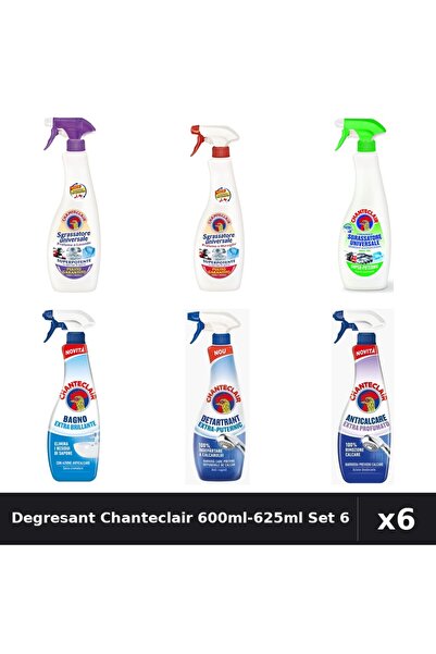 Chanteclair Set 6 Degresant Universal 600ml-625ml - Marsilia, Lamaie, Mosc Al...