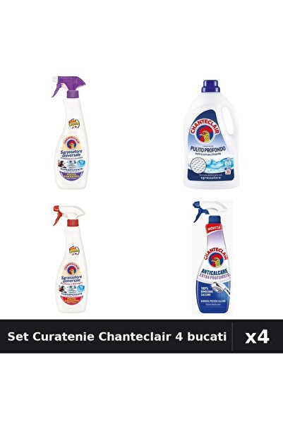 Chanteclair Set 4 Degresant și Detergent - Lavanda, Marsilia, Anticalcar 600m...