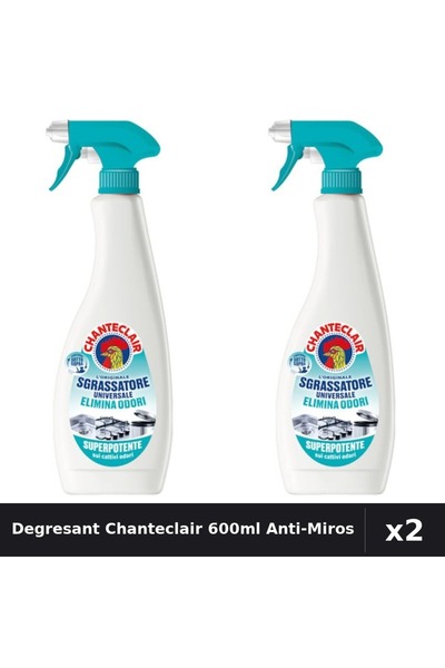 Chanteclair Set 2 Degresant Universal 600ml Anti-Miros - Curatenie Eficace