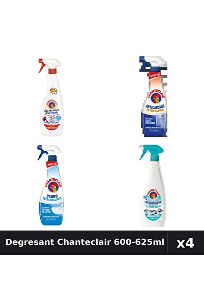 Chanteclair Set 4 Degresant Universal 600-625ml - Marsilia, Anti-Miros, Extra...