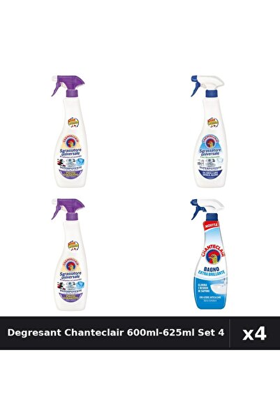Chanteclair Set 4 Degresant Universal 600ml-625ml - Lavanda, Bicarbonat, Mosc...