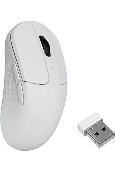 Keychron M3 Mini 8k Ασύρματο Ποντίκι Gaming 30000 DPI Λευκό M3M-A24