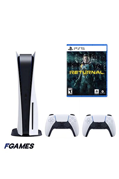 Sony Consola Playstation 5, Ps5 Ediția cu disc 825GB + Două controlere + Retu...