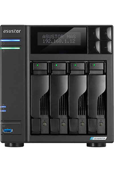 Asustor Lockerstor 4 Gen2 (AS6704T V2) Πύργος NAS με 4 υποδοχές για HDD και M...