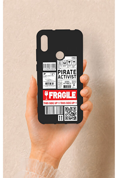 Vip Case Huawei Y6 2019 Uyumlu Fragile Desenli Silikon Kılıf