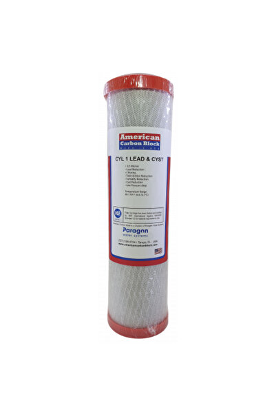 Beta Shoes Ανταλλακτικό Φίλτρο 10'' Ενεργού Άνθρακα American Carbon Block CYL...