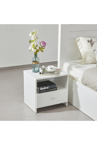 Home Box Frankfurt Patara 1-Drawer Nightstand