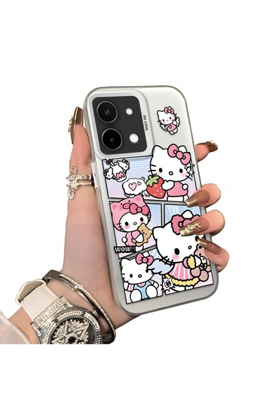 ucuc Vivo Y28 4g Compatible Stylish Cartoon Printed Shockproof Case