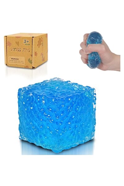 Generic (Unbranded) Jucărie antistres squishy cub de gheață, cu textură de fa...