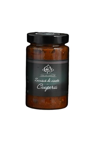 Casa Artizanilor Zacusca de ciuperci Casa Artizanilor, 345 g, preparată din l...