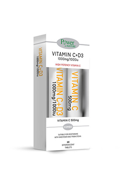 Power Health Βιταμίνη C+D3 & C Πακέτο Προσφοράς