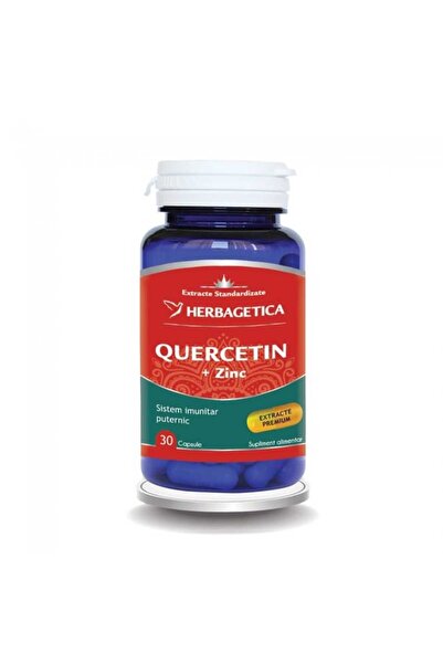 herbagetica Quercetină + Zinc - 30 capsule -