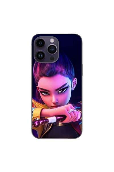 OEM Husa compatibila cu Apple iPhone 14 Pro Max Silicon Gel Tpu Model KPop De...