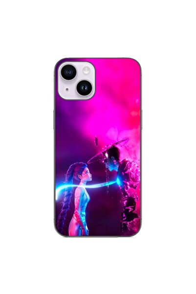 OEM Husa compatibila cu Apple iPhone 15 Silicon Gel Tpu Model KPop Demon Hunt...