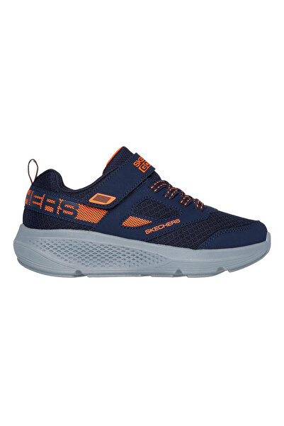 SKECHERS GO RUN Elevate Adaptive Closure Shoes - Navy Blue & Orange