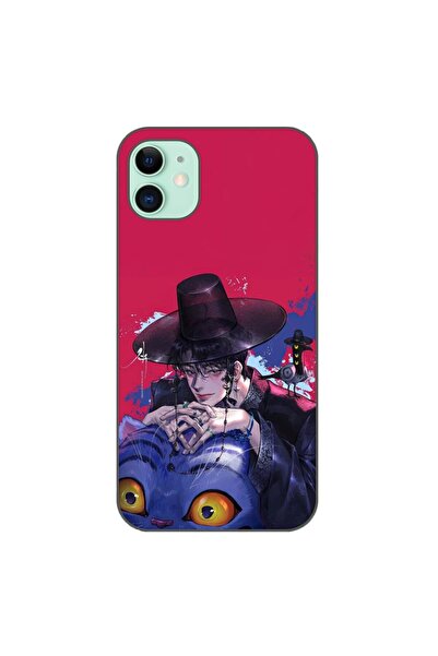 OEM Калъф, съвместим с Apple iPhone 11, силиконов гел TPU модел KPop Demon Hu...