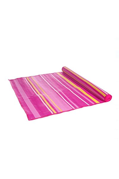 Cumpara-Istet Saltea de plajă rulabilă roz fucsia cu dungi 180 x 72 cm