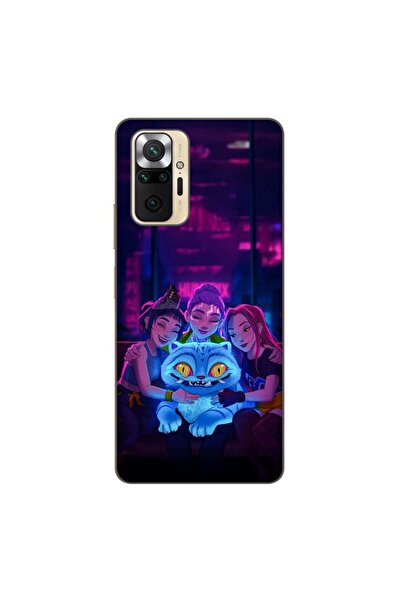 OEM Калъф, съвместим с Xiaomi Redmi Note 10 Pro, силиконов гел TPU, с десен K...