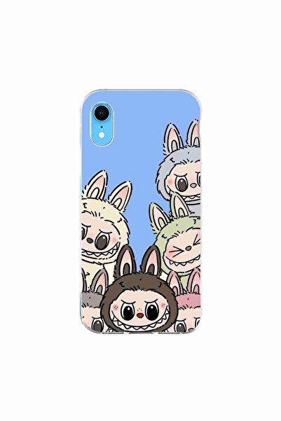 OEM Husa compatibila cu Apple iPhone XR Silicon Gel Tpu Model Labubu Pattern ...